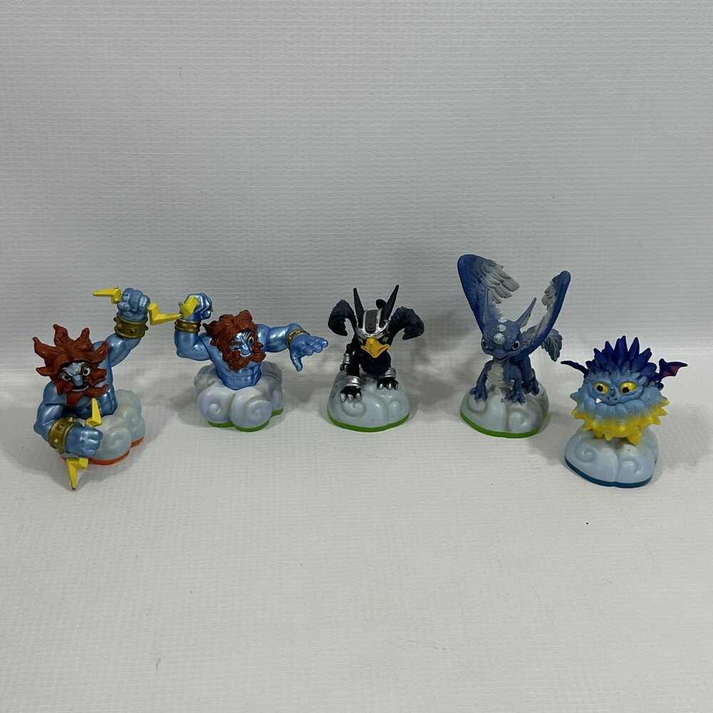 Activision Skylanders Figure Air Lot Lightning Rod Sonic Boom Whirlwin Pop Thorn